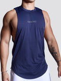 SilkTek™ Training Muscle Tank dark-blue