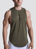 SilkTek™ Training Muscle Tank dark-green