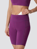Cece Biker Shorts purple