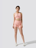 Cece High Waist Shorts peach-bud