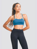 Claudia Single Strap Sports Bra teal
