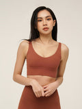 Julia Sports Bra dark-brown