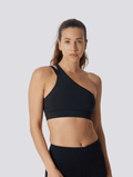 PwrFlex™ Stella One Shoulder Sports Bra black