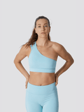 PwrFlex™ Stella One Shoulder Sports Bra baby-blue