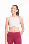 Robyn High Neck Sports Bra nude