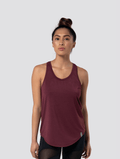 SilkTek™ Women Active Tank Top burgundy